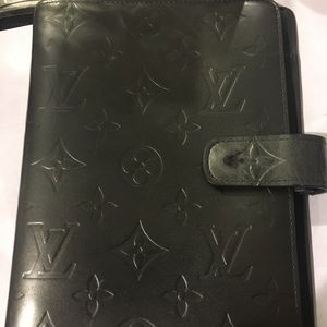 LOUIS VUITTON -  leather Notebook